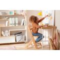 Jídelní židlička Kinderkraft Enock - Grey Wooden