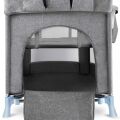 Kinderkraft cestovní postýlka Joy 2 s doplňky - Dark grey