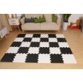 Podložka pěnové puzzle Kinderkraft Luno 30ks - Black