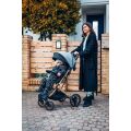Sportovní kočárek MoMi ESTELLE Dakar - Černý Ginko