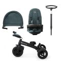 Tříkolka Kinderkraft Easytwist Platinum - Midnight Green