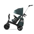 Tříkolka Kinderkraft Easytwist Platinum - Midnight Green