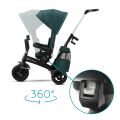 Tříkolka Kinderkraft Easytwist Platinum - Midnight Green