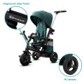 Tříkolka Kinderkraft Easytwist Platinum - Midnight Green