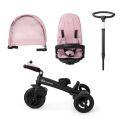 Tříkolka Kinderkraft Easytwist Platinum - Mauvelous Pink