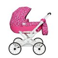 Kočárek pro panenky JASMINE Kids - Fialka 05
