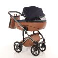 Kočárek Jasmine Bennetta Soft - 10 hnědo modrý