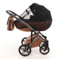 Kočárek Jasmine Bennetta Soft - 10 hnědo modrý