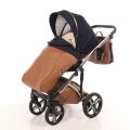 Kočárek Jasmine Bennetta Soft - 10 hnědo modrý