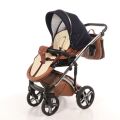 Kočárek Jasmine Bennetta Soft - 10 hnědo modrý