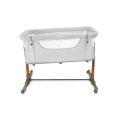 Postýlka MoMi Smart Bed 4v1 - Světle šedá