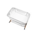 Postýlka MoMi Smart Bed 4v1 - Světle šedá