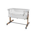 Postýlka MoMi Smart Bed 4v1 - Světle šedá