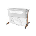 Postýlka MoMi Smart Bed 4v1 - Světle šedá
