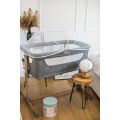 Postýlka MoMi Smart Bed 4v1 - Šedá