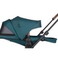 Kombinovaný kočárek Easywalker Harvey5 Premium set XXL Jade Green + CYBEX Aton B2 i-Size + Isofix základna