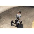 QPLAY šlapací čtyřkolka Go Kart 3r+ Army Green