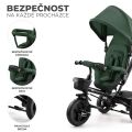 Dětská tříkolka Kinderkraft Aveo - Mistic Green
