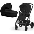 Cybex Balios S Lux 2v1 včetně korby Cot S - Moon Black 2026
