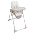 CHICCO Židlička jídelní Polly Armonia - Mother Pearl + hrazdička