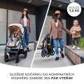 Kombinovaný kočárek Kinderkraft Newly + Mink PRO 4v1 - Classic Beige