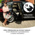Kombinovaný kočárek Kinderkraft Newly + Mink PRO 4v1 - Classic Grey