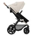 Kočárek kombinovaný KINDERKRAFT Moov 2 pěnová EVA kola 3v1 - Moonlight Grey