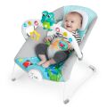 BABY EINSTEIN Lehátko hudební vibrační se světly Kick to It Neptune do 9 kg