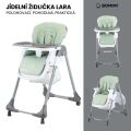 Bomimi Jídelní židlička Lara - Ekokůže green