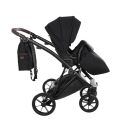 Kočárek dvojkombinace Jasmine Daisy Soft - 08 Dark Black
