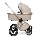 Kombinovaný kočárek Muuvo Quick Boho Beige 3v1 + CYBEX Aton B2 i-Size + isofix základna