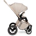 Kombinovaný kočárek Muuvo Quick Boho Beige 3v1 + CYBEX Aton B2 i-Size + isofix základna