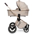 Kombinovaný kočárek Muuvo Quick Boho Beige 3v1 + CYBEX Aton B2 i-Size + isofix základna