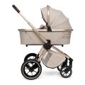 Kombinovaný kočárek Muuvo Quick Boho Beige 3v1 + CYBEX Aton B2 i-Size + isofix základna