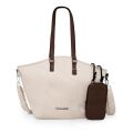 Kombinovaný kočárek Muuvo Quick Boho Beige 3v1 + CYBEX Aton B2 i-Size + isofix základna
