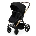 Kočárek kombinovaný KINDERKRAFT Moov 2 pěnová EVA kola 3v1 - Pure Black