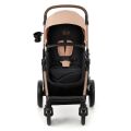 Kočárek kombinovaný KINDERKRAFT Moov 2 pěnová EVA kola 3v1 - Sand Beige