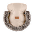 Fusak PETITE MARS 4v1 Comfy + rukavice na kočárek Furry - Rose Petal