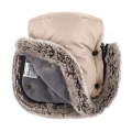 Fusak PETITE MARS 4v1 Comfy + rukavice na kočárek Furry - Rose Petal