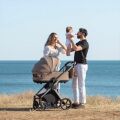 Kočárek Carrello Ultra  New 2v1 CRL-6527 - Floral Beige 2025