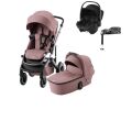 Set kočárek Britax Römer Smile 5Z + hluboká korba + autosedačka Baby-Safe Core + Core báze 