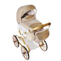 Dětský retro kočárek pro panenky Jasmine Kids Princess - 02