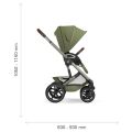 Kočárek Cybex Talos S Lux se skládací korbičkou Fold Cot - Chocolate Brown 2026
