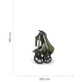 Kočárek Cybex Talos S Lux se skládací korbičkou Fold Cot - Moon Black 2026