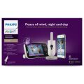 Philips AVENT Chůvička dětská chytrá Premium s překladem pláče, sledováním spánku a dýchání SCD971