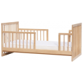 Postýlka Scarlett Kombi s vyndavacími příčkami buk 140x70 cm - přírodní