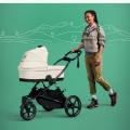 Kočárek CYBEX AVI SPIN + korbička Cot S 2v1 - Almond Beige