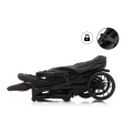 Cestovní kočárek Fillikid Styler Elite - Black melange 