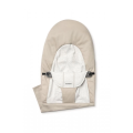 BabyBjörn Potah na lehátko - Soft Beige/Grey Woven