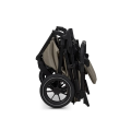Kočárek Moon PIÚ Extra set Black Matt - Mud 
